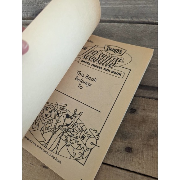 Vtg 1992 Denny's Hanna-Barbera Presents The Jetsons Space Travel Fun Book No. 4 - Picture 8 of 10